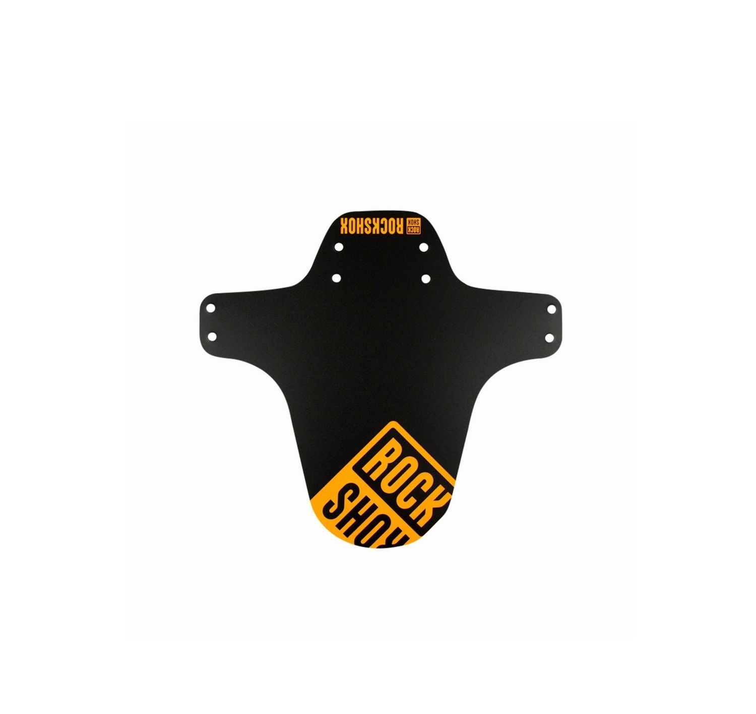 RockShox MTB Fork Fender Black with Neon Orange Print