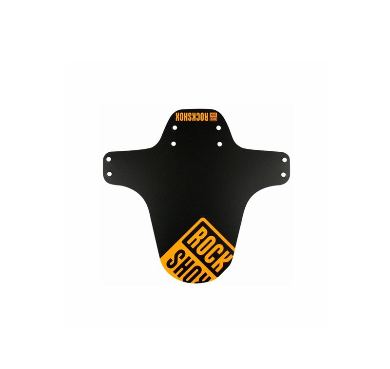 RockShox MTB Fork Fender Black with Neon Orange Print