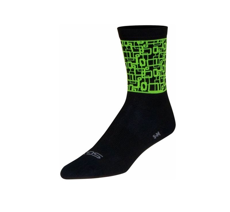 SockGuy Motif SGX Socks - 6&quot;, Small/Medium