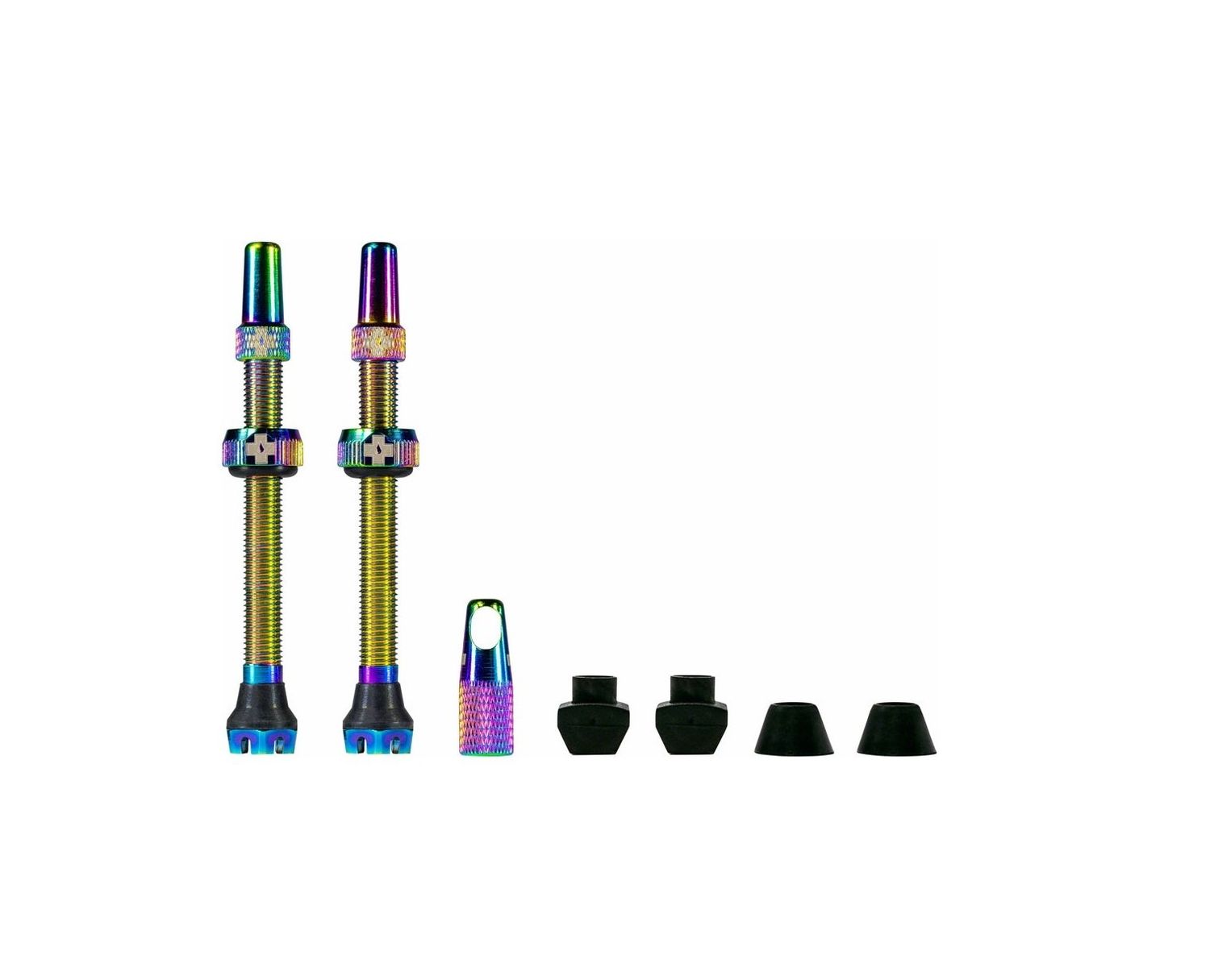 Muc-Off V2 Tubeless Valve Kit - Iridescent, 44mm, Pair