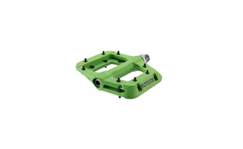 RaceFace Chester Pedals - Platform, Composite, 9/16&quot;, Green