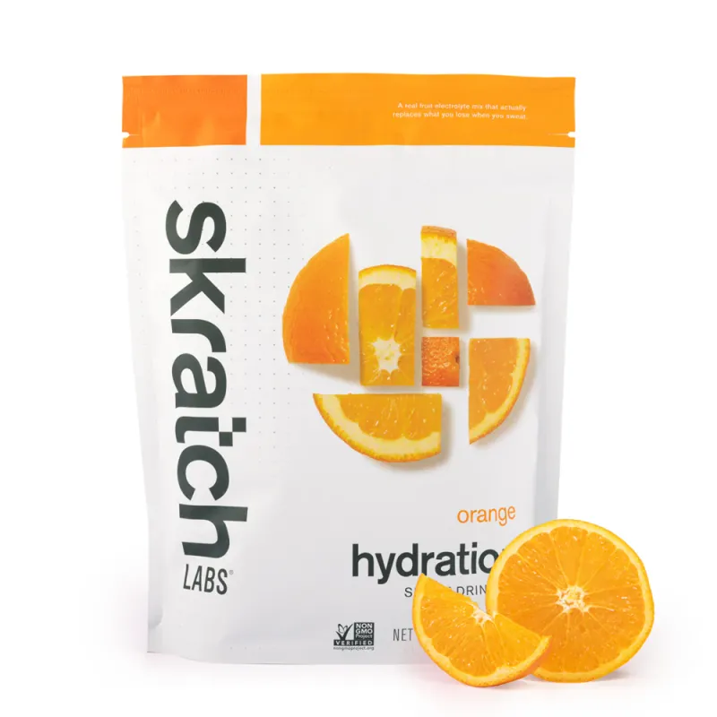Skratch Labs Hydration Sport Drink Mix - Orange, 20-Serving Resealable Pouch