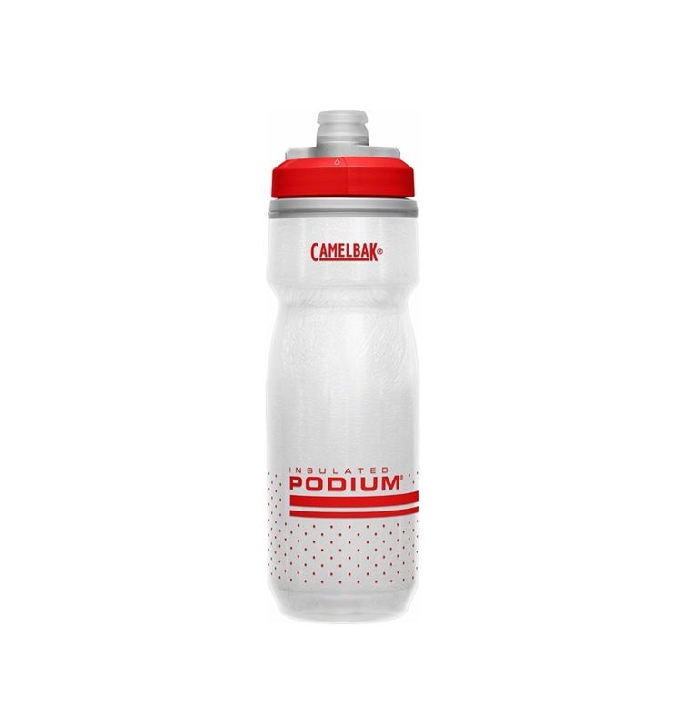 Camelbak Podium Chill Water Bottle - 21oz, Fiery Red/White