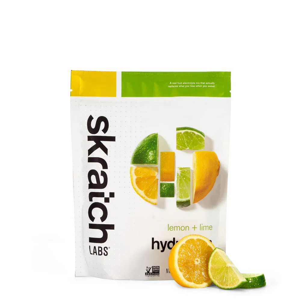 Skratch Labs Hydration Sport Drink Mix - Lemon + Lime, 20-Serving Resealable Pouch