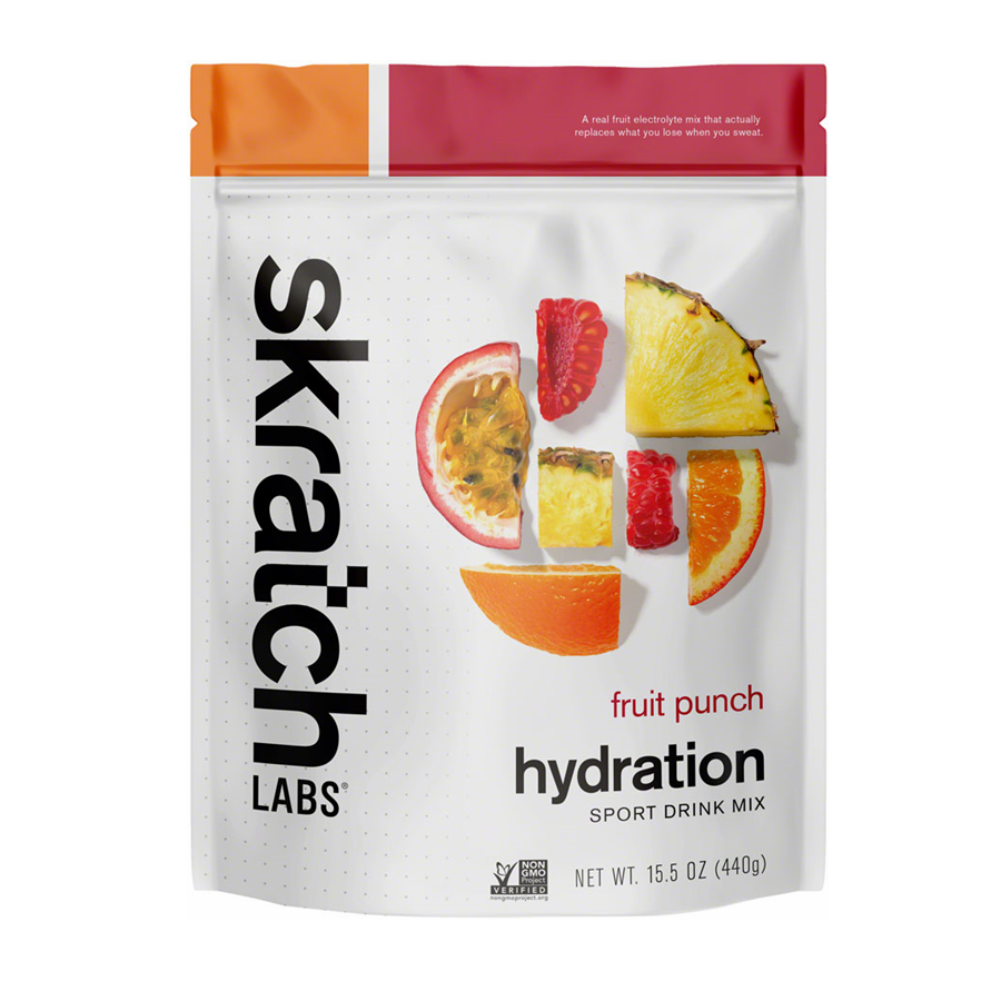 Skratch Labs Hydration Sport Drink Mix - Fruit Punch, 20-Serving Resealable Pouch