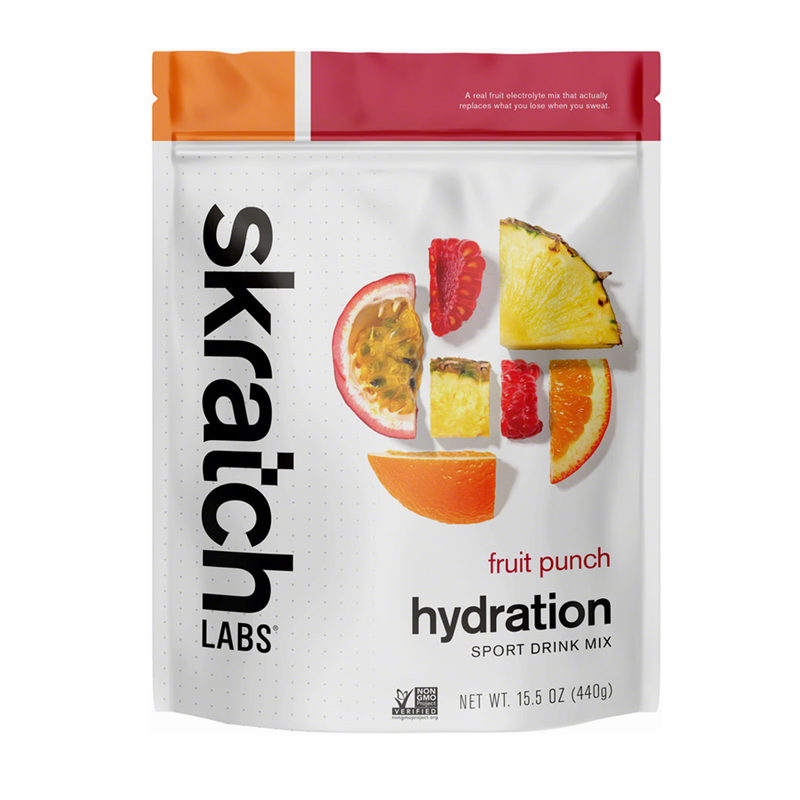 Skratch Labs Hydration Sport Drink Mix - Fruit Punch, 20-Serving Resealable Pouch