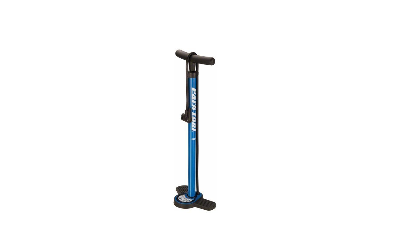 Park Tool PFP-8 Home Mechanic Floor Pump, Blue/Black