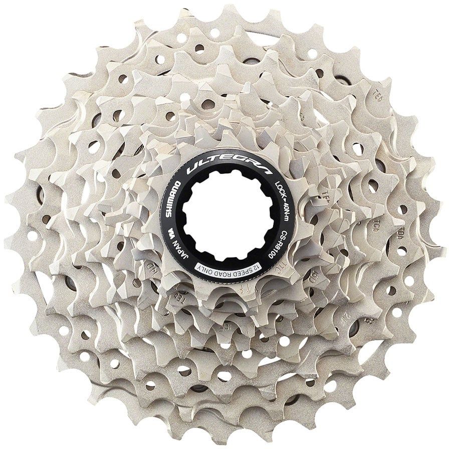 Shimano Ultegra CS-R8100 Casette - 12-Speed Silver, Size: 11-30t