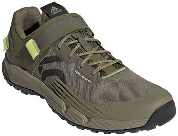 Five Ten Trailcross Mountain Clipless Shoes - Men&#39;s, Orbit Green/Carbon/Pulse Lime, 11.5