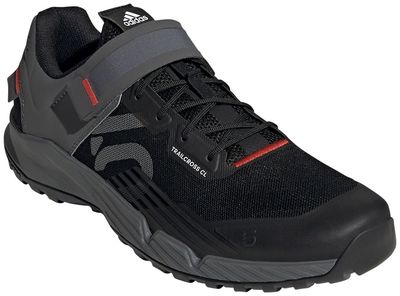 Five Ten Trailcross Mountain Clipless Shoes - Men&#39;s, Core Black/Gray Three/Red, 12