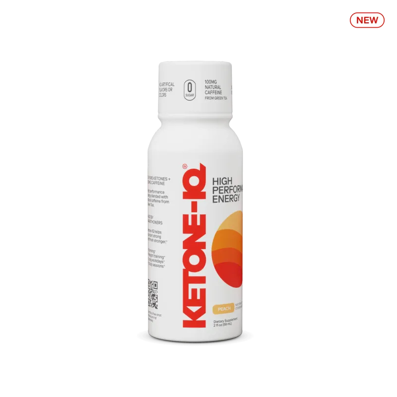 Ketone-IQ +Caffeine Shot Peach  (Single)