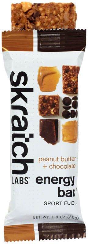 Skratch Labs Energy Bar Sport Fuel - Peanut Butter and Chocolate