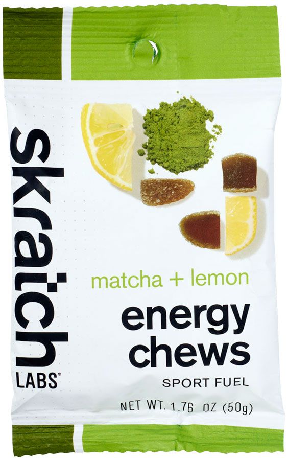 Skratch Labs Energy Chews Sport Fuel - Matcha + Lemon