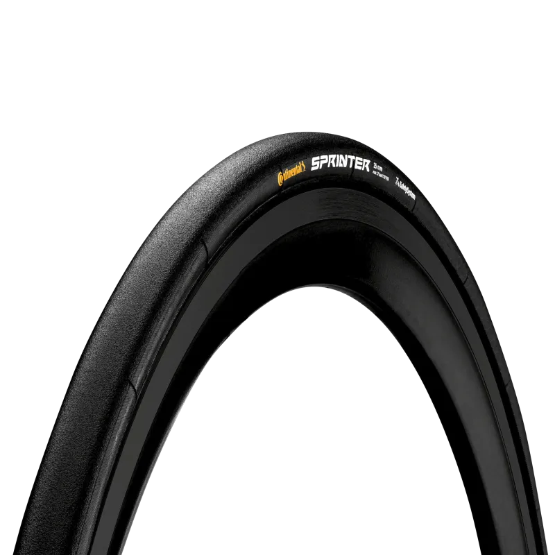 Continental Sprinter Tire - 700 x 25, Tubular, Folding, Black, BlackChili, SafetySystem Breaker