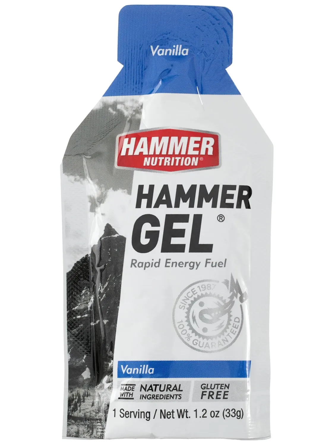 Hammer Gel: Vanilla, Single Serving