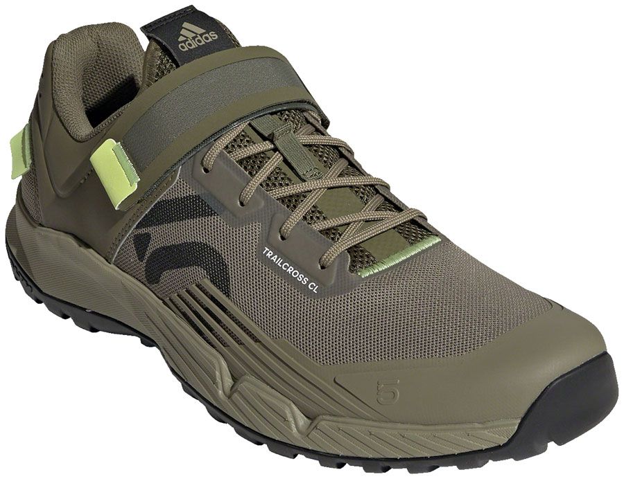 Five Ten Trailcross Mountain Clipless Shoes - Men&#39;s, Orbit Green/Carbon/Pulse Lime, 12