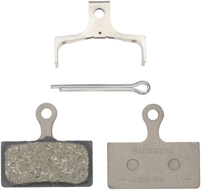 Shimano G05S-RX Disc Brake Pad and Spring - Resin Compound, Stainless Steel Back Plate