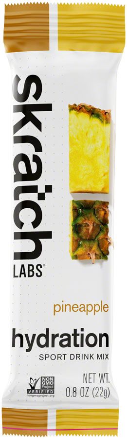 Skratch Labs Sport Hydration Drink Mix - Pineapple, Single Serving Packets