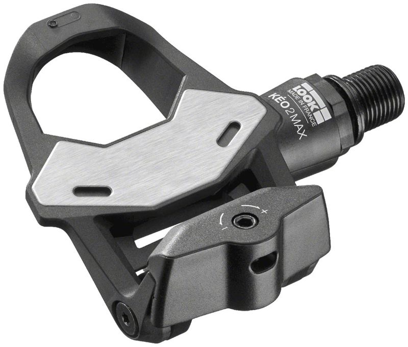 LOOK KEO 2 MAX Pedals - Single Sided Clipless, Chromoly, 9/16&quot;, Black