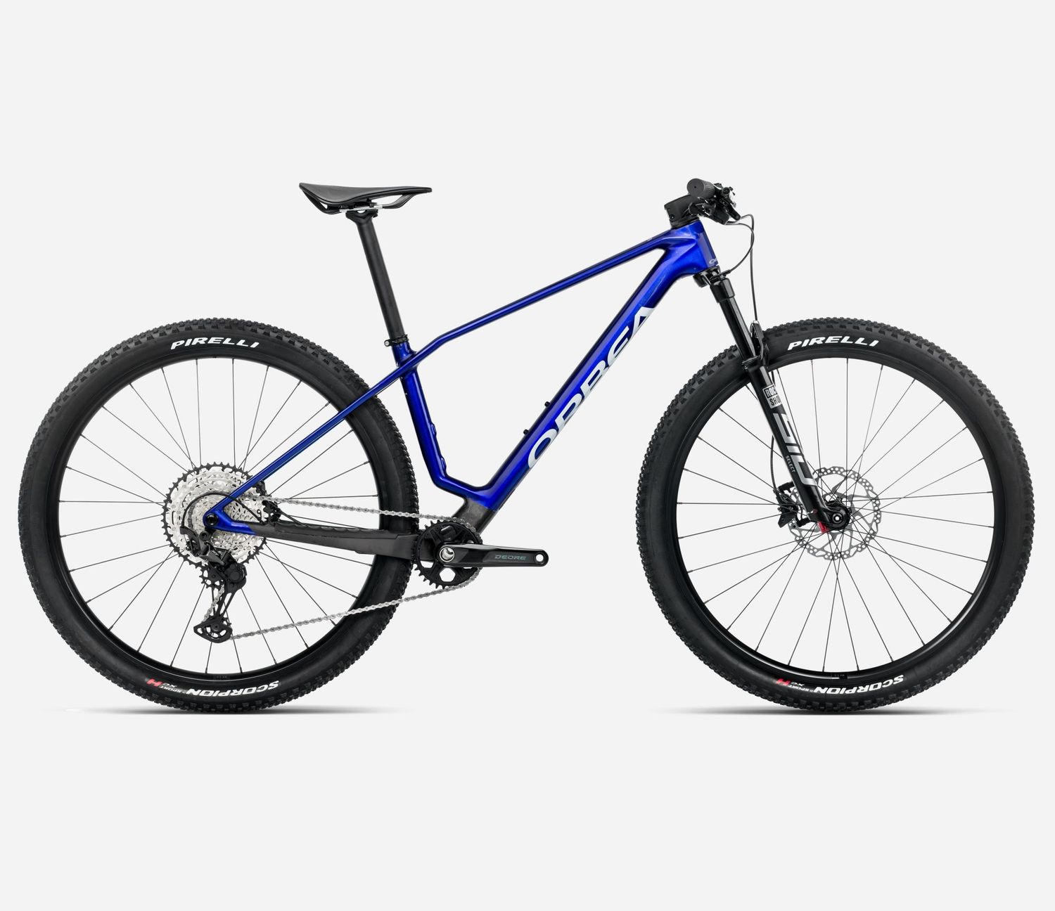 Orbea Alma M20, Color: Cobalt Blue (Gloss) - Carbon Raw (Matt), Size: S
