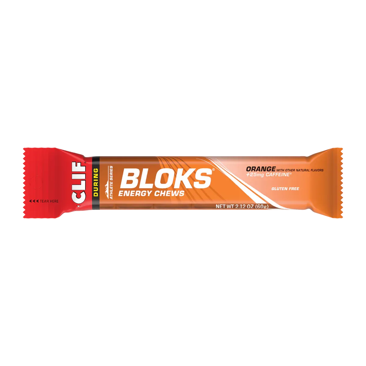 Clif Shot Bloks: Orange with 25mg Caffeine