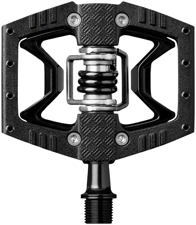 Crankbrothers Double Shot 3 Pedals - Single Side Clipless with Platform, Aluminum, 9/16&quot;, Black