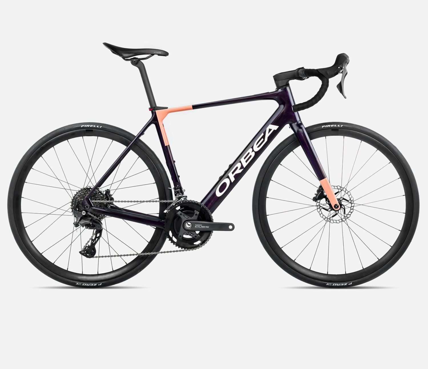 Orbea Gain M40 20mph, Size: XS, Color: Fantasy Purple Carbon View (Gloss) - Orange Cloud (Matt)