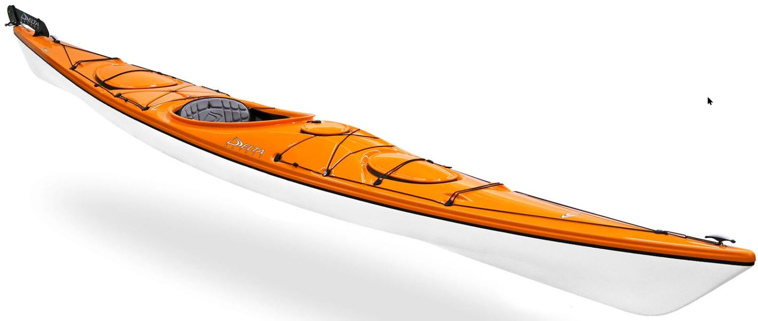 Delta 17 Skeg, Color: Sunset Orange