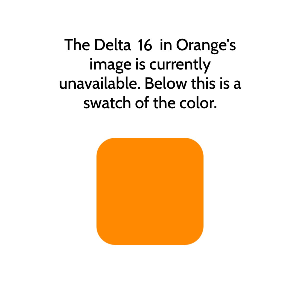 Delta 16 Skeg, Color: Sunset Orange