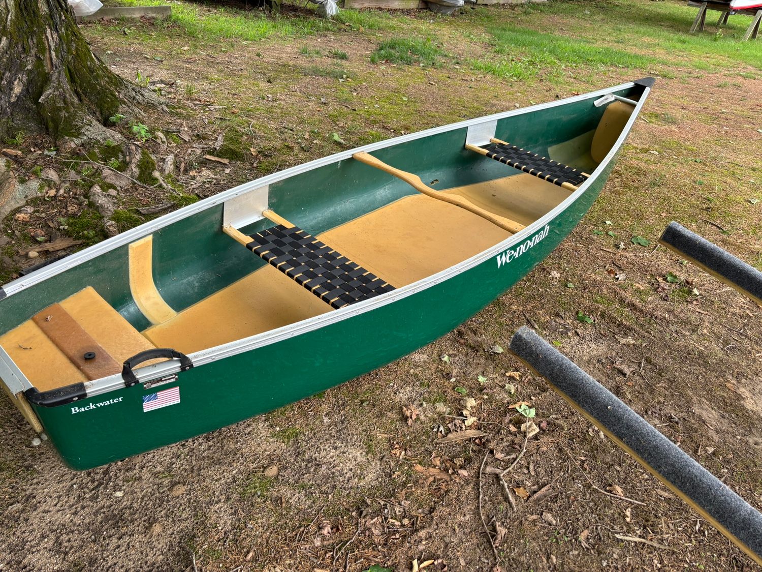 Backwater Tuf-Weave Flex Core, Color: Green, Size: 13'6"