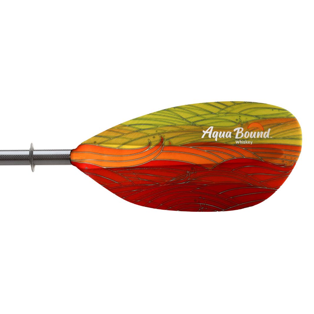 Whiskey Fiberglass 2pc Bent Shaft, Color: Fuego, Size: 200 cm