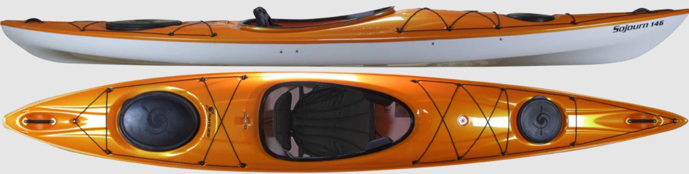 Sojourn 146 w/ Rudder DEMO, Color: Mango