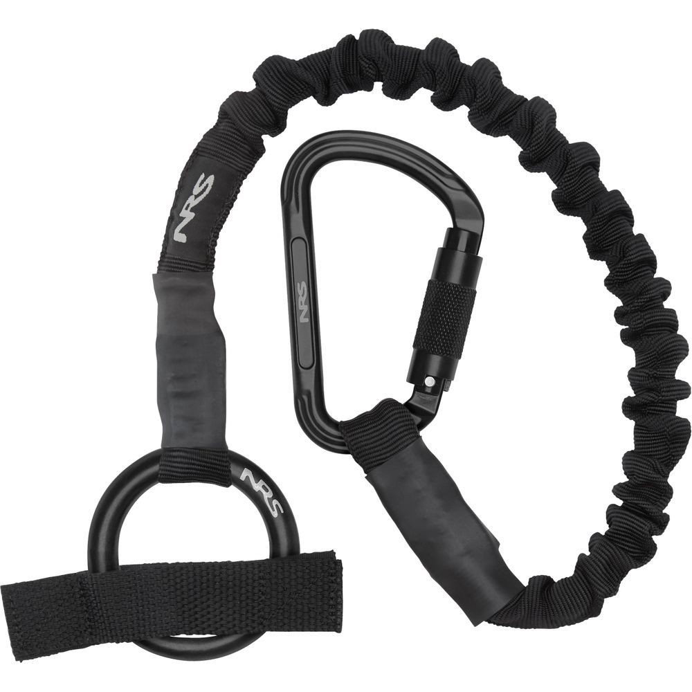 Tow Tether w/ Carabiner, Color: Black, Size: 33"