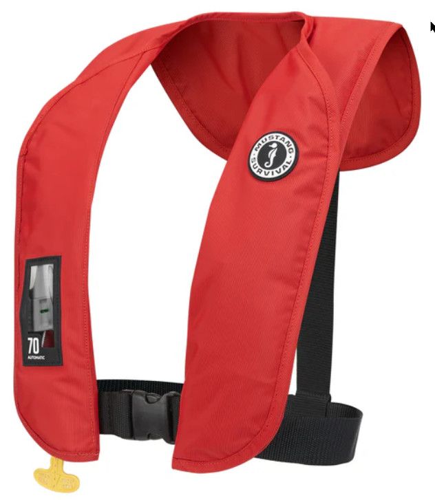 MIT 70 Auto Inflatable PFD, Color: Red, Size: Universal