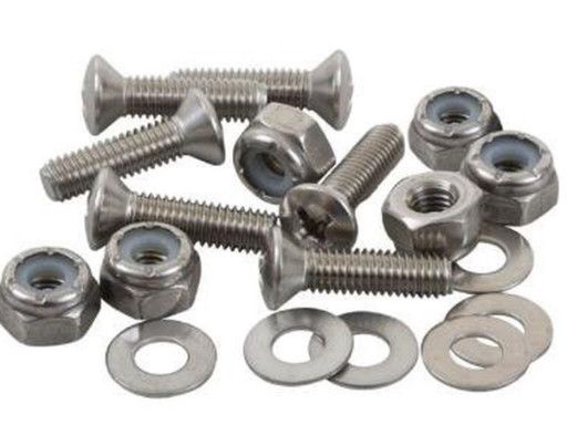 #8-32x1" Oval Head w/Nyloc Nut