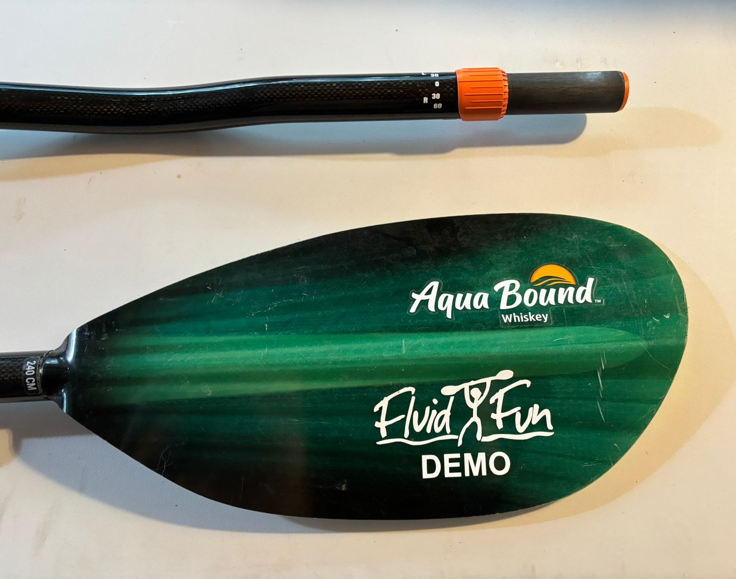 Whiskey Fiberglass Bent Shaft Green Tide 240 cm DEMO