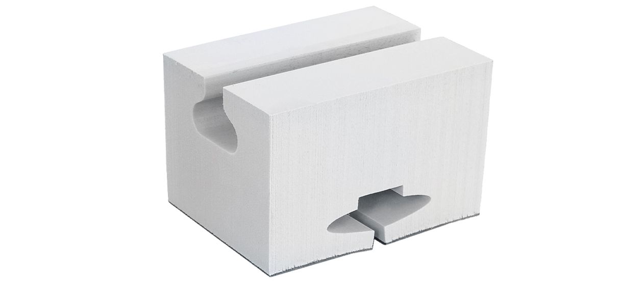 Malone Canoe Foam Block Grey 4x4.75x6