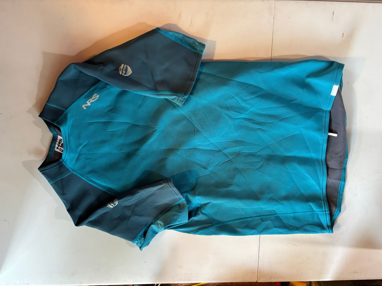 Men's HydroSkin 0.5 SS Shirt Navy/Mykonos XL USED