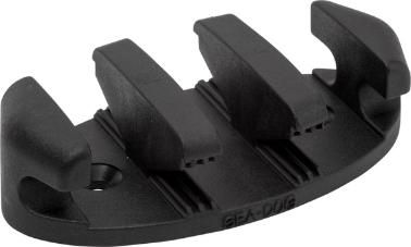 Zig Zag Cleat 3-1/2" Black 3-1/2"
