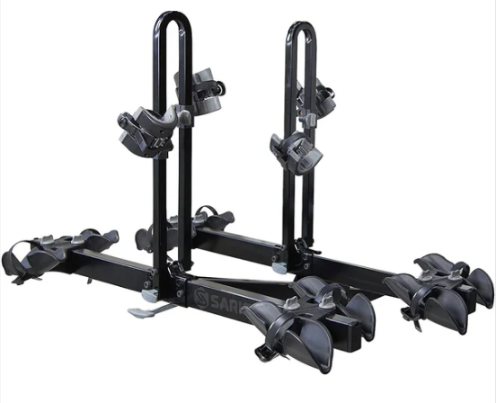Saris Freedom Hitch Rack: 4 Bike, 2" Receiver , Black