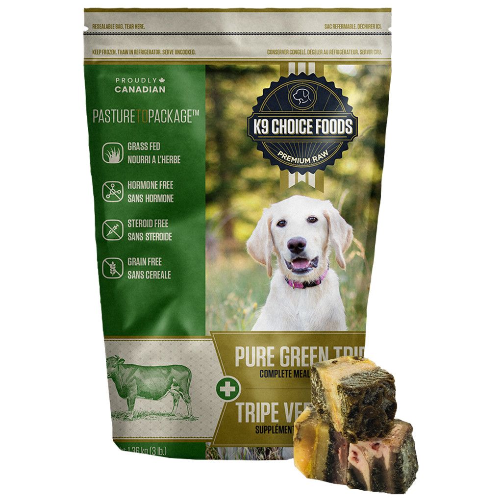 K9 Choice Frozen - Pure Green Tripe [DOG] 15LB