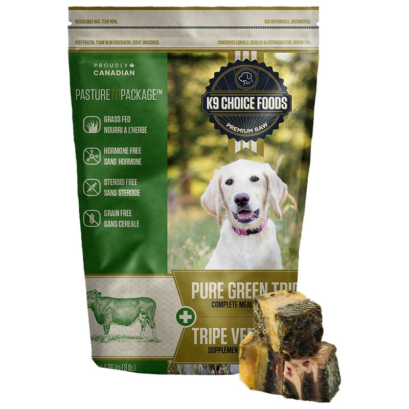 K9 Choice Frozen - Pure Green Tripe [DOG] 15LB
