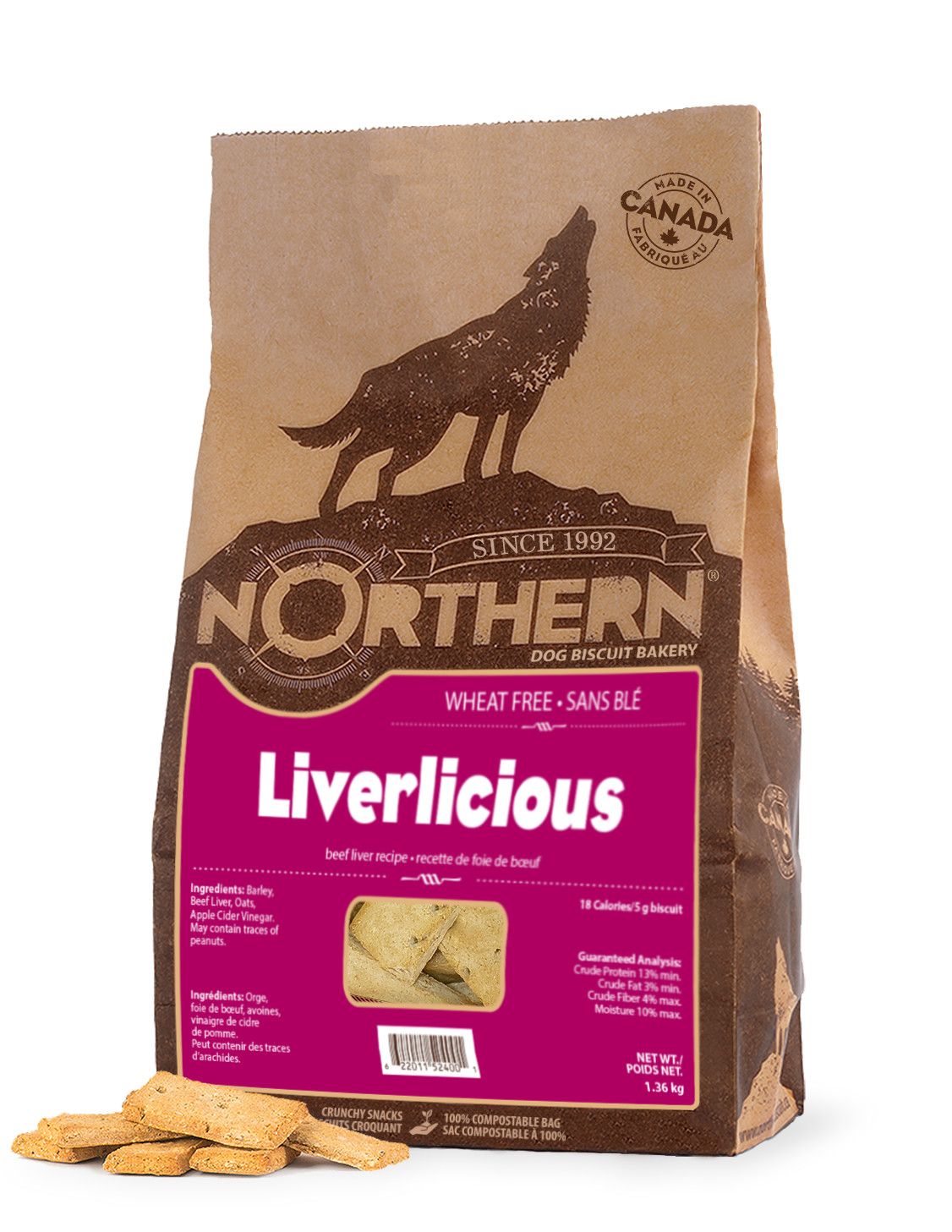 Northern Biscuits Wheat Free Liverlicious [DOG] 1.36KG