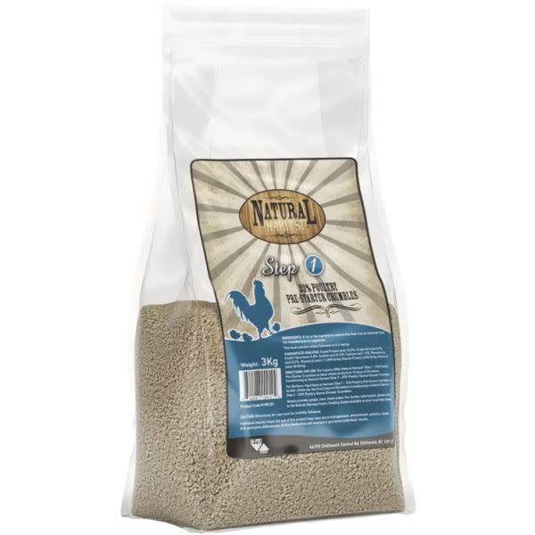 Natural Harvest Non-GMO 23% Step 1 Pre-Starter Crumbles 3KG