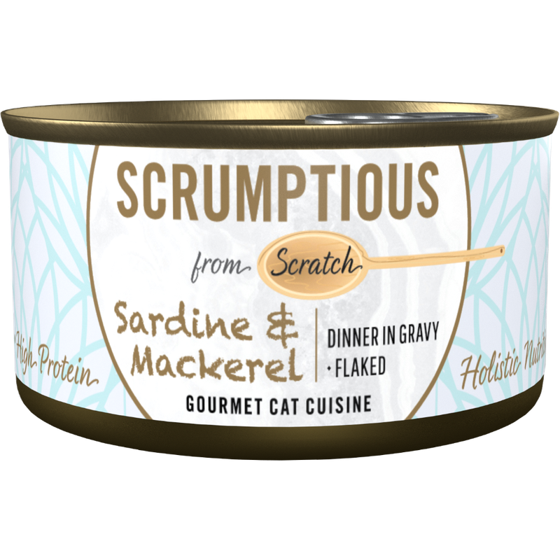 Scrumptious Sardines &amp; Mackeral [CAT] 2.8OZ