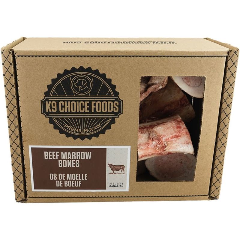 K9 Choice Frozen - Beef Marrow Bones 5-7&quot; 3 LB