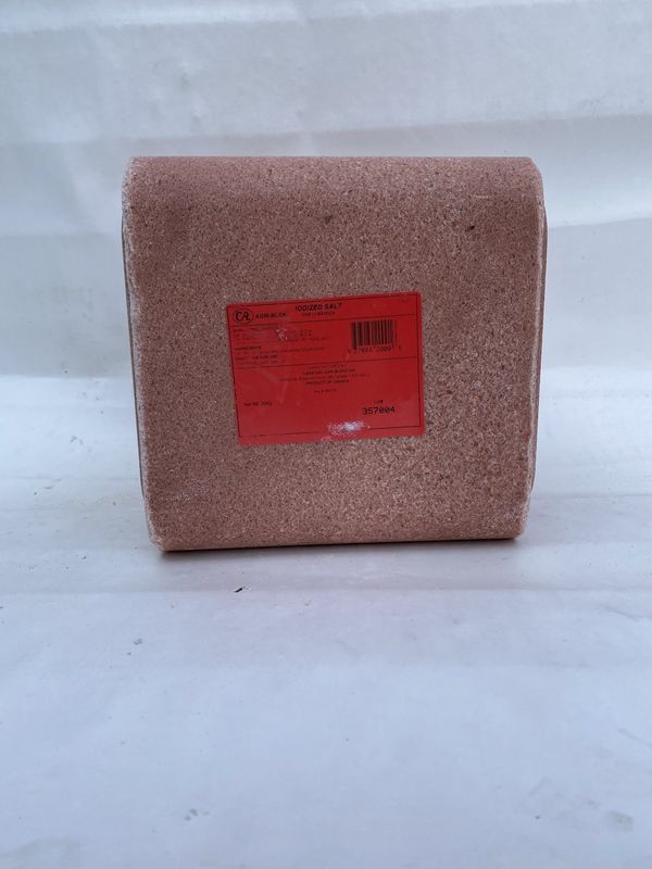 Canadian AgriBlend Iodized Salt Block 20KG