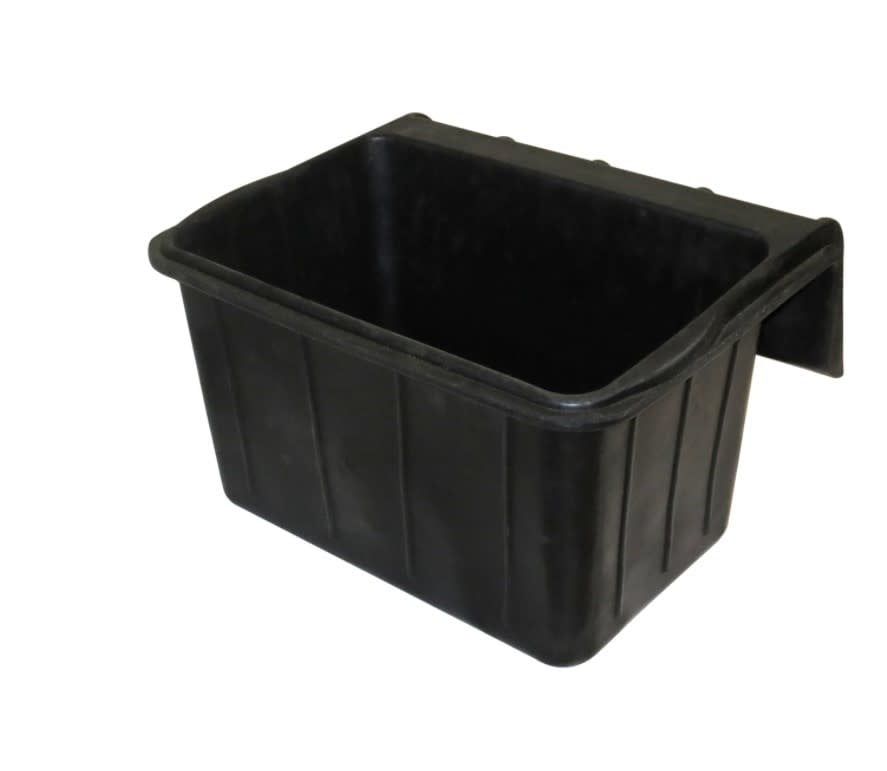 Tuff Stuff Square Rubber Fence Feeder 18QT