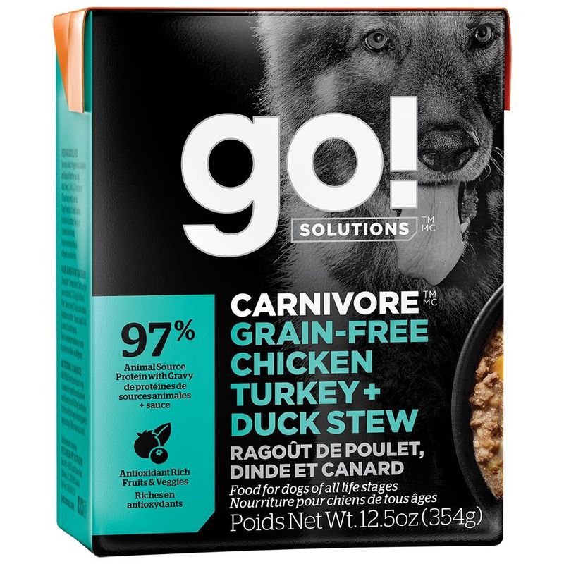 GO! Carnivore Chicken Turkey &amp; Duck [DOG] 12.5OZ