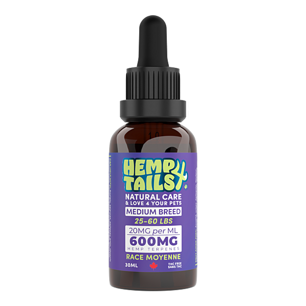 Hemp 4 Tails Medium Breed 600MG/30ML